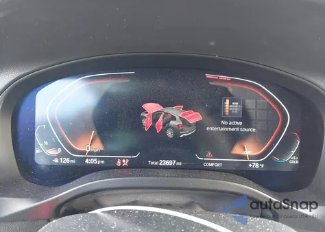 2022 BMW X3 xDrive30I z USA, uszkodzony, nr VIN 5UX53DP05N9M74053